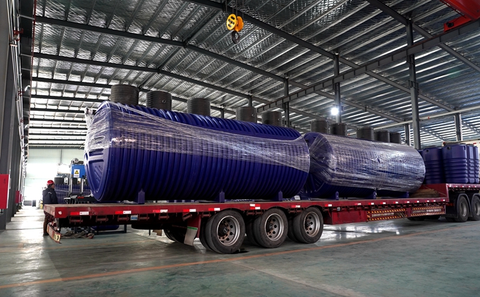 一體化污水處理設備發貨展示